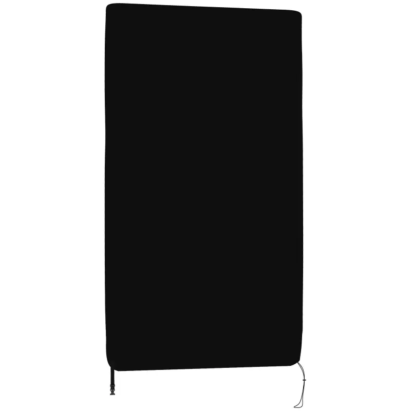 Funda para Mesa de Ping-Pong con Cremallera Anti-UV e Impermeable para Interior y Exterior 275x153x5 cm Negro