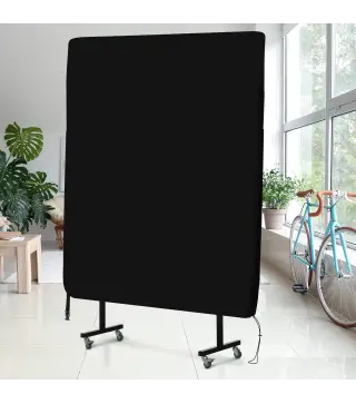 Funda para Mesa de Ping-Pong con Cremallera Anti-UV e Impermeable para Interior y Exterior 275x153x5 cm Negro