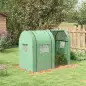 Invernadero Resistente con 4 Ventanas 2 Puertas con Cremallera Anti-UV para Cultivo de Plantas 185x94x150 cm Verde