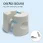 Pack de 4 Pesos para Carpas Plegables Soportes Rellenables con 8,7 kg de Agua o 12 kg de Arena Ø21,5/24x25,5 cm Blanco