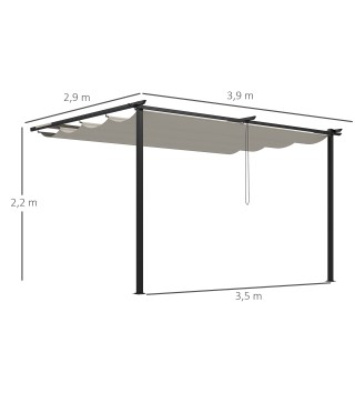 Pérgola de Pared