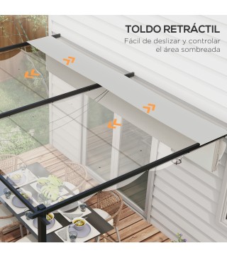 Pérgola de Pared
