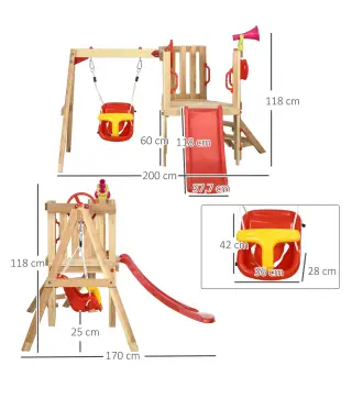 Columpio Tobogán Infantil