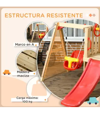 Columpio Tobogán Infantil