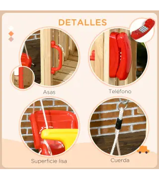 Columpio Tobogán Infantil