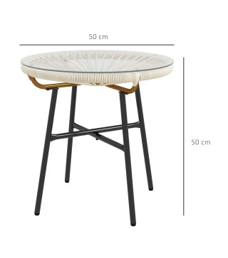 Mesa de Ratán