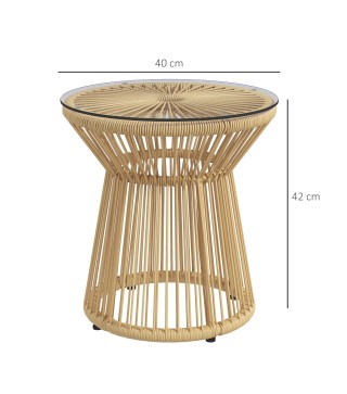 Mesa de Ratán