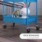 Carrito de Almacenamiento con 3 Cestas y Marco de Acero para Salón Dormitorio Oficina Cocina 45x30,6x79 cm Azul Oscuro Carrito de Almacenamiento con 3 Cestas y Marco de Acero para Salón Dormitorio Oficina Cocina 45x30,6x79 cm Azul Oscuro