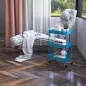Carrito de Almacenamiento con 3 Cestas y Marco de Acero para Salón Dormitorio Oficina Cocina 45x30,6x79 cm Azul Oscuro Carrito de Almacenamiento con 3 Cestas y Marco de Acero para Salón Dormitorio Oficina Cocina 45x30,6x79 cm Azul Oscuro