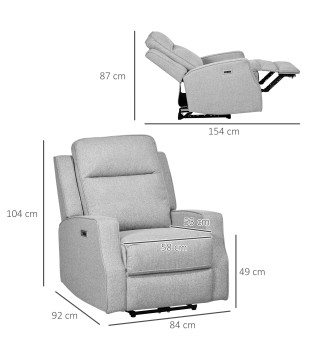 Sillón Reclinable Eléctrico