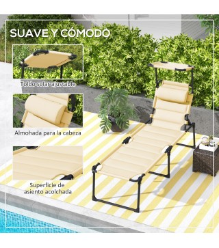 Tumbona Plegable