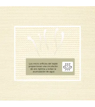 Toldo Vela Triangular 4x4x4 m Vela de Sombra para Jardín Patio Terraza HDPE Anti UV y Transpirable Color Beige