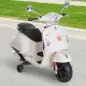 Moto Eléctrica para Niños de 3-6 Años con Licencia VESPA Moto de Batería para Niños con Música Velocidad 2-3 km/h y Bocina Carga