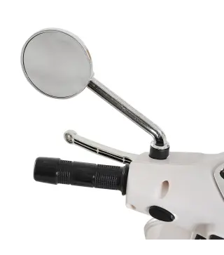 Moto Eléctrica para Niños de 3-6 Años con Licencia VESPA Moto de Batería para Niños con Música Velocidad 2-3 km/h y Bocina Carga