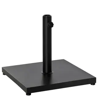 Base para Sombrilla de Jardín Peso Neto 18 kg Soporte Pie para Parasol Apto para Postes de Ø35mm/Ø38mm/Ø48mm para Jardín Patio N