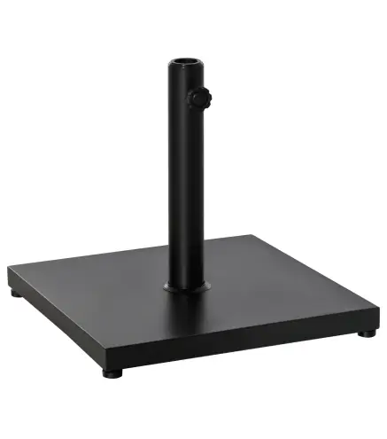 Base para Sombrilla de Jardín Peso Neto 18 kg Soporte Pie para Parasol Apto para Postes de Ø35mm/Ø38mm/Ø48mm para Jardín Patio N