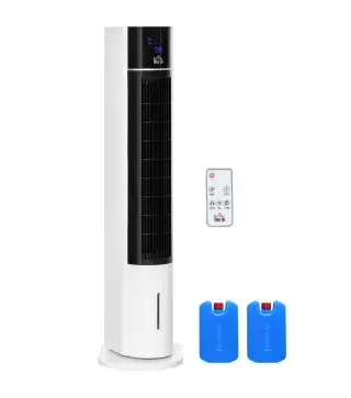 Enfriador de Aire Bajo Consumo 3 en1 Oscilante Humificador con 3L Control Remoto Pantalla LED 3 Velocidades 3 Modos y Temporizad