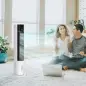 Enfriador de Aire Bajo Consumo 3 en1 Oscilante Humificador con 3L Control Remoto Pantalla LED 3 Velocidades 3 Modos y Temporizad