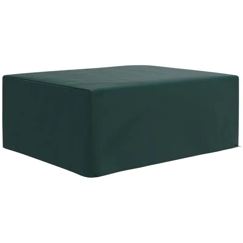 Funda Protectora para Muebles Rectangular Funda de Muebles para Jardín Impermeable Anti-UV Antipolvo 235x190x90 cm Verde