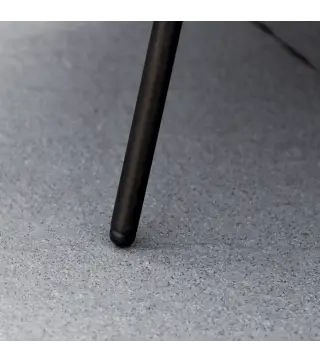 Brasero de Exterior para Jardín Pozo de Fuego de Metal con Atizador para Patio Terraza Ø47x21 cm Negro