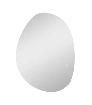 Espejo de Baño con Luz LED 80x60 cm 3 Colores de Luz Brillo Regulable Función Antivaho Función de Memoria IP44