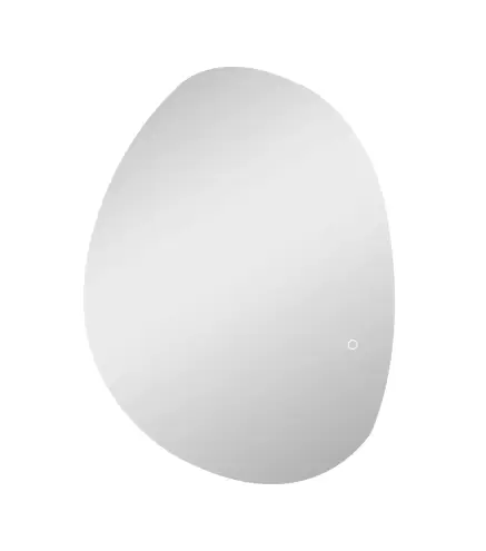 Espejo de Baño con Luz LED 80x60 cm 3 Colores de Luz Brillo Regulable Función Antivaho Función de Memoria IP44