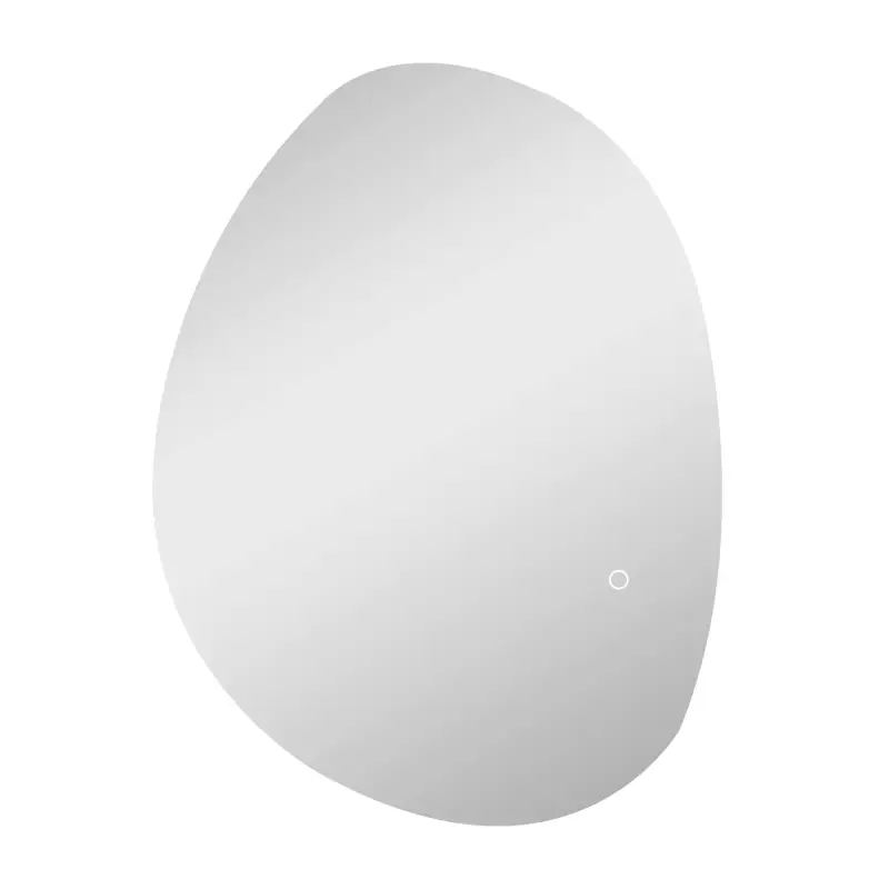 Espejo de Baño con Luz LED 70x50 cm 3 Colores de Luz Brillo Regulable Función Antivaho Función de Memoria IP44