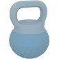Pesa Rusa 6 kg Kettlebell Relleno de Arena Metálica y Mango Antideslizante para Entrenamiento 27x20x20 cm Azul Claro