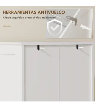Armario Despensa Cocina con 4 Puertas con 8 Compartimentos 10 Estantes Alacena Moderna con 4 Estantes Ajustables Blanco