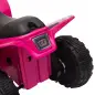 Quad Eléctrico para Niños de 18-36 Meses Batería 6V con Avance y Retroceso Carga Máx. 20 kg 72x40x45,5 cm Rosa