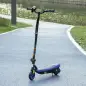 Patinete Eléctrico para Niños de 7-14 Años Plegable con Faro LED Rueda y Freno Velocidad Máxima de 12 km/h Azul