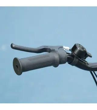 Patinete Eléctrico para Niños de 7-14 Años Plegable con Faro LED Rueda y Freno Velocidad Máxima de 12 km/h Azul