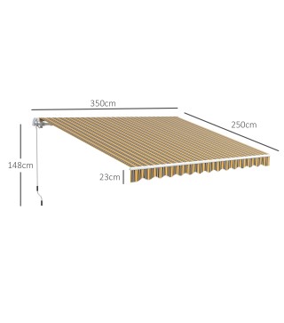 Toldo Manual Retráctil