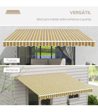 Toldo Manual Retráctil