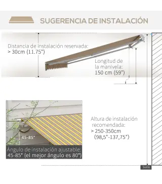 Toldo Manual Retráctil