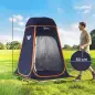 Tienda de Campaña Instantánea Pop-Up Tienda de Ducha Camping Portátil con Bolsa de Transporte Impermeable Azul Oscuro