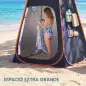 Tienda de Campaña Instantánea Pop-Up Tienda de Ducha Camping Portátil con Bolsa de Transporte Impermeable Azul Oscuro