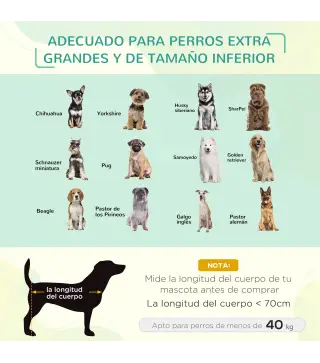 Cama para Perros Gatos Elevada Transpirable Cama para Mascotas con Marco de Acero para Dormir Relajar 130x90x20cm Negro