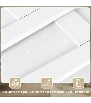 Puerta Corredera Plegable con Herrajes 91,4x213,4 cm con Rodillo Riel de Acero Guía de Suelo Manija Blanco