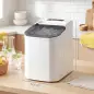 Máquina de Hielo Autolimpiable 12 kg/24H 9 Cubitos Listos en 7 Minutos 2 Tamaños de Hielo 1,5L Depósito Blanco
