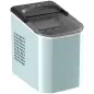 Máquina de Cubitos de Hielo Autolimpiable 12 kg/24H 9 Cubitos Listos en 7 Minutos 2 Tamaños de Hielo 1,5L Depósito Azul Máquina de Cubitos de Hielo Autolimpiable 12 kg/24H 9 Cubitos Listos en 7 Minutos 2 Tamaños de Hielo 1,5L Depósito Azul
