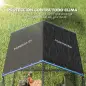 Gallinero para Exterior Grande 3x1x1 m Gallinero Metálico con Cubierta Tela Oxford Anti-UV e Impermeable Negro