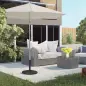 Base para Sombrilla de 14 kg Pie de Parasol para Mástil de Ø32-38 mm para Jardín Terraza Patio Ø46x34 cm Negro
