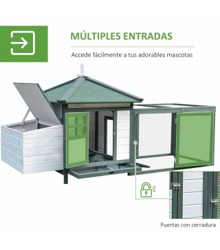 Gallinero de Madera