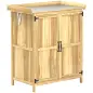 Armario de Exterior, Cobertizo para Herramientas con Estante, en Madera con 2 Puertas para Jardín, Patio, Color Madera Armario de Exterior, Cobertizo para Herramientas con Estante, en Madera con 2 Puertas para Jardín, Patio, Color Madera