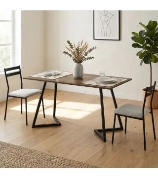 Juego de 4 Patas de Mesa Cuadradas Industriales para Muebles con Pies Ajustables 43x3x72 cm Negro