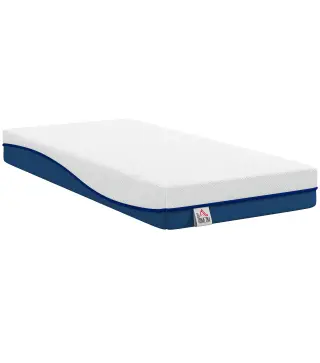 Colchón 190x90 cm Grosor 20 cm Colchón Viscoelástico con Té Verde Firmeza Media Cama Refrescante con Espuma de Gel