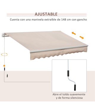 Toldo Manual Retráctil