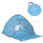 Tienda de Playa para 2-3 Personas Pop-Up con Ventanas tipo Refugio con Protección Solar UV 200x150x119 cm Azul