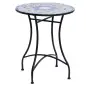 Mesa Auxiliar Redonda de Jardín Ø60x71 cm con Encimera de Mosaico Decorativo para Exterior y Capacidad de 100 kg Mesa Auxiliar Redonda de Jardín Ø60x71 cm con Encimera de Mosaico Decorativo para Exterior y Capacidad de 100 kg
